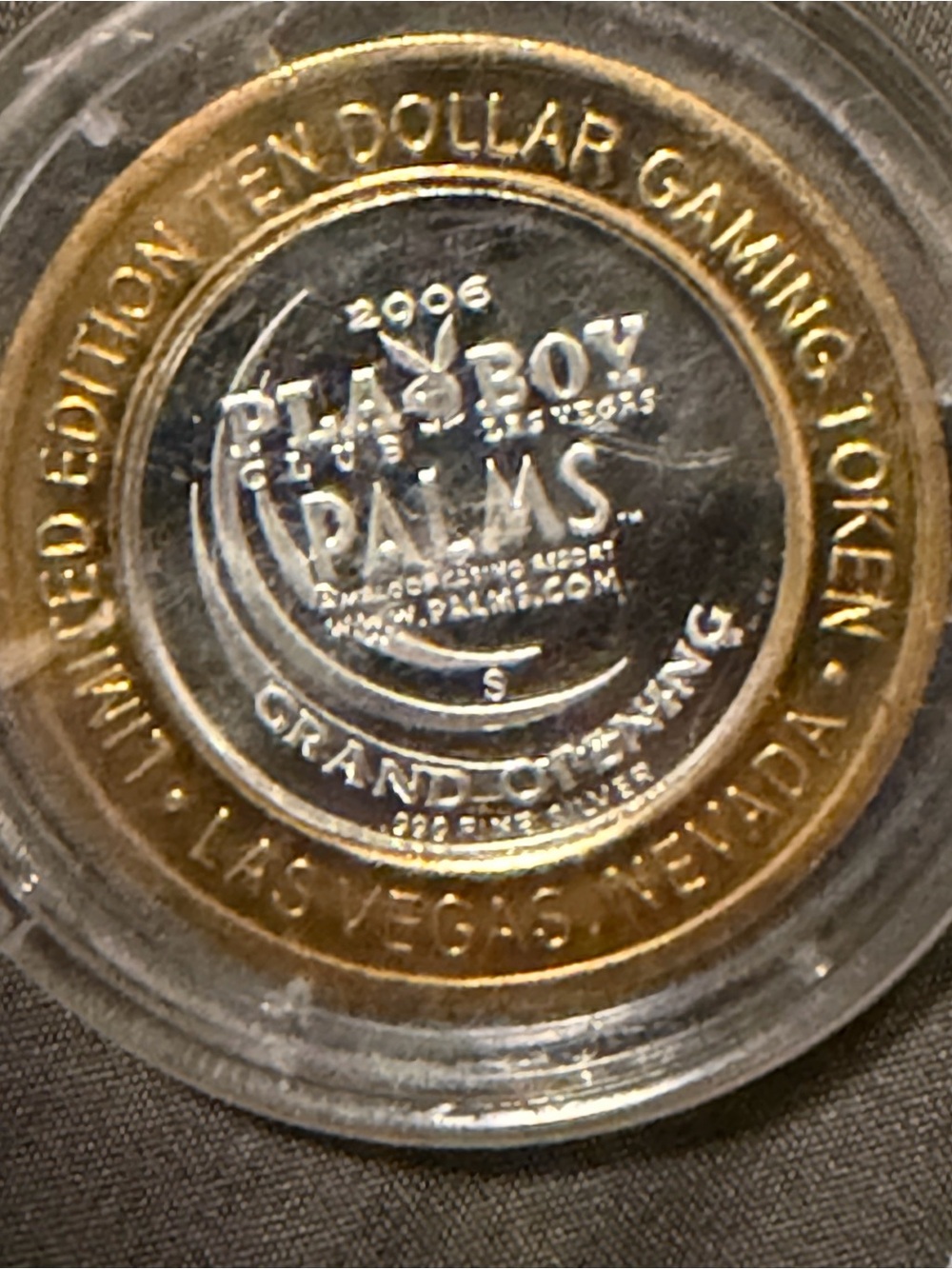 PLAYBOY Gold and Silver Las Vegas Casino Gaming Token